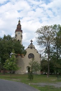 Vyhlídková věž kostela Církve československé husitské v Duchcově