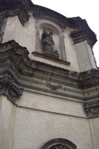 4.Detail sochy ve štítě kaple
