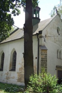6. Kostel sv.Ondřeje- tady hrával na kůru Ant.Dvořák