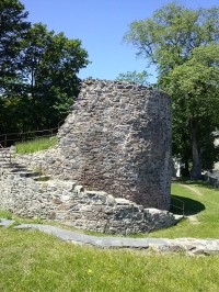 Zbytky hradní věže