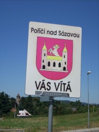 30.Vítání do obce Poříčí...