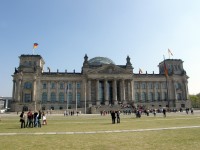 Berlín - Budova Říšského sněmu (Reichstag)