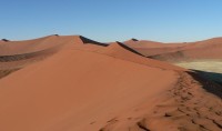 v červených dunách Sossusvlei