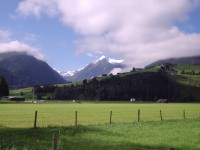 pohled na Kitzsteinhorn z dálky