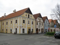 historické domy na náměstí