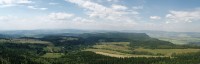 výhled od chaty vrcholu Szczelince