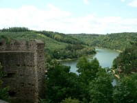 Výhled z hradu Cornštejna