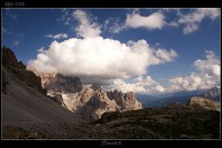 okolí Tre Cime Lavaredo