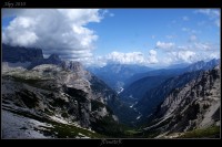 okolí Tre Cime Lavaredo