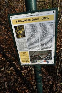 Hrad Děvín (zaniklý) v Prokopském údolí v Praze