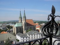 Kroměříž - pohled ze zámecké věže