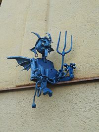 Chrudim - socha čerta