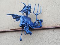 Chrudim - socha čerta