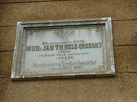 Třebechovice pod Orebem - pamětní deska Jana Theobalda Helda