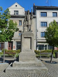 Přelouč - socha sv. Václava