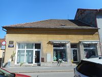 Přelouč - pamětní deska hudebníka Františka Filipovského