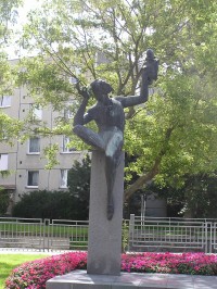 Chrudim – socha Loutkáře