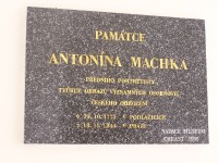 Pamětní deska Antonína Machka