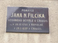 Pamětní deska J.N.Filcíka