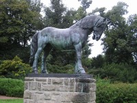 Slatiňany – socha koně