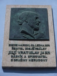Pardubice - pamětní deska J.V.Jahna