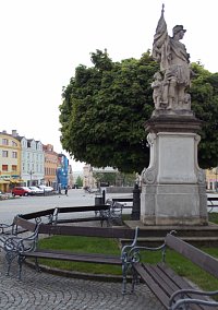soch sv. Floriana na Masarykově náměstí