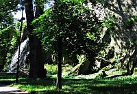 Umělý vodopád v Bezručových sadech