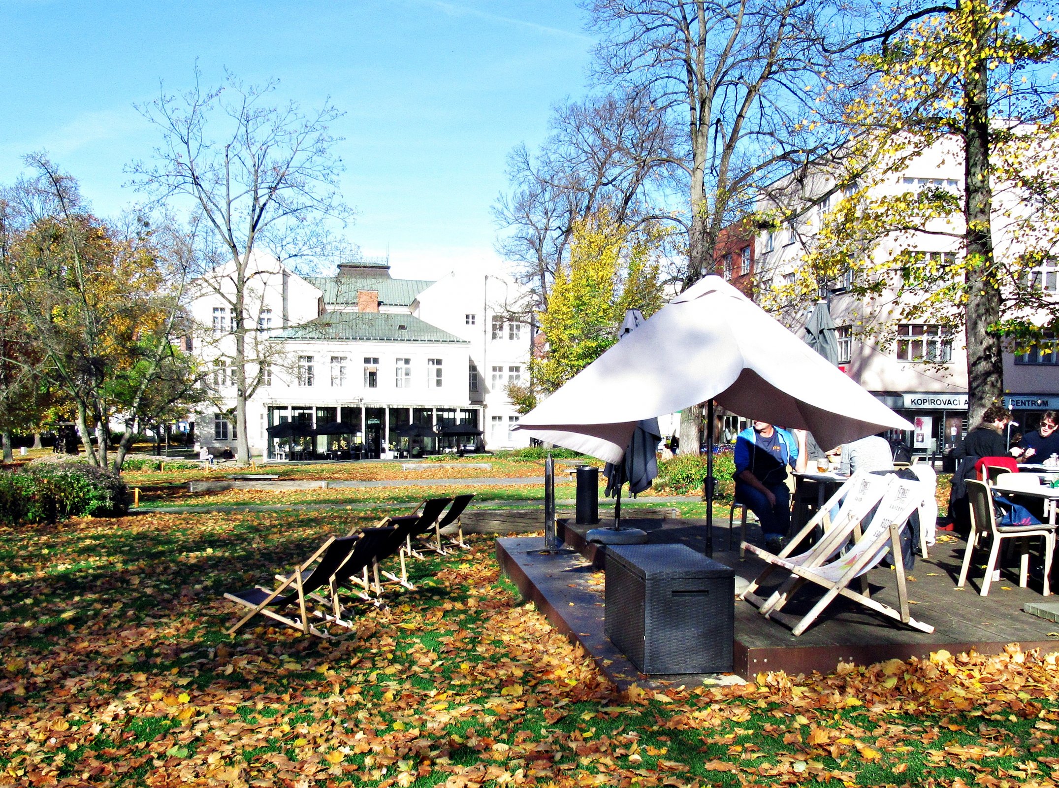 Zlínský park Komenského ve Zlíně