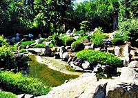 Japonská zahrada v areálu ZOO Lešná