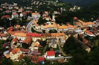 pohled na městečko Vranov