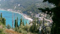 Agios Nikitas z cesty na Milos