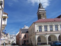 Slavonice-radnice s vyhlídkovou věží