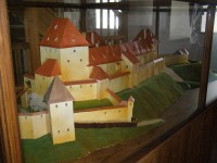 model původního vzhledu hradu