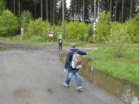 rozcestí Visalaje odsud na Lysou horu jen 8 km