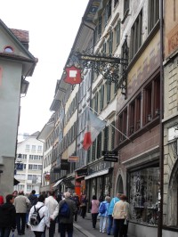 Ulička v Luzernu