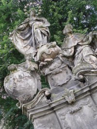 barokní mariánské sousoší z roku 1744