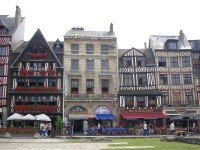 Rouen - náměstí Jany z Arku