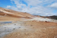 Námafjall - geotermální oblast, Island