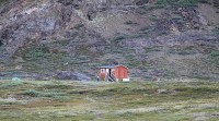 Chata Eqalugaarniarfik, západní Grónsko