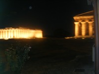 noční osvětlení chrámu