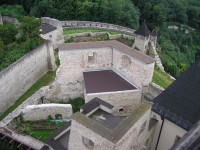 Pohled z ochozu Trenčianského hradu