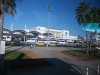 Letiště Antalya-naposledy vidíme modrou oblohu a sluníčko