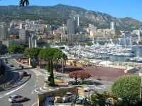 Monaco-část závodní dráhy
