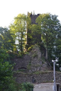 zřícenina hradu Rýzmburku