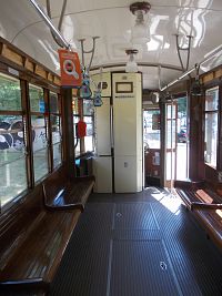 Interiér tramvaje