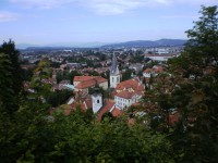 Pohled na Ljubljanu