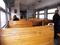 interiér "eletričky" do Mukačeva