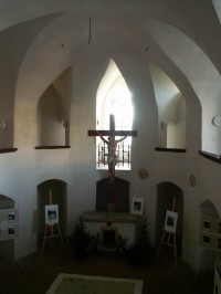 Interiér kaple sv. Martina