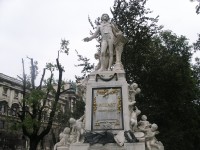 Mozartova socha ve Vídni