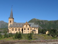 Dřevěná katedrála  v Kabelvagu